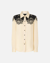 Bluse mit abgesetztem Sternenprint - | Pinko