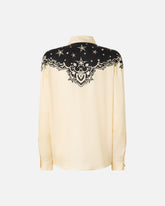Bluse mit abgesetztem Sternenprint - | Pinko