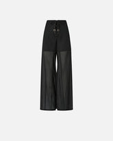 Leichte Hose mit Bändern und texanischen Details - | Pinko
