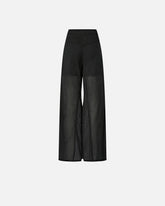 Lightweight trousers with laces and Texan details - Black | Pinko