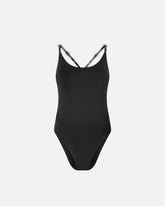 Bodysuit with crossed shoulder straps - | Pinko
