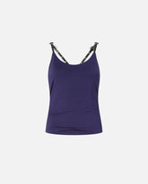 Top mit Trägern und Nieten - | Pinko