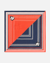 Twill foulard with maritime print - | Pinko