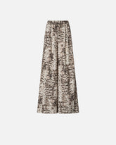 Weite Hose mit Snakeprint - | Pinko