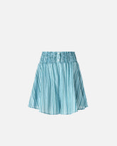 Shorts aus gestreifter Baumwolle mit elastischem Bund - | Pinko