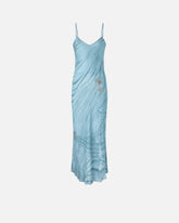 Fließendes Slipdress mit abgesetztem Schmuckprint - | Pinko