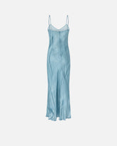 Fließendes Slipdress mit abgesetztem Schmuckprint - | Pinko