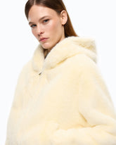 Faux fur cropped jacket - | Pinko