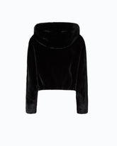 Cropped-Jacke mit Pelz-Effekt - | Pinko