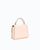 Handtasche Mini Love Bag One Top Handle Light aus Leder mit Mini-Nieten - | Pinko