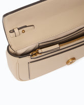 Love Bag Pocket small leather shoulder bag with jewel buckle - | Pinko