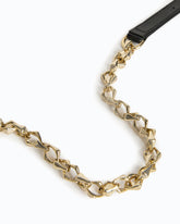 Belt with chain insert, 1.5 cm - | Pinko