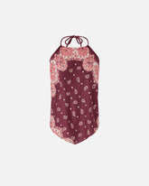 Strandtop mit Bändern und Bandana-Print - | Pinko