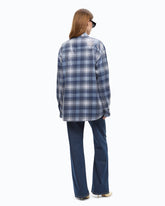 Overshirt mit Karomuster und Pailletten - | Pinko