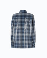 Overshirt mit Karomuster und Pailletten - | Pinko