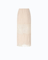 Lace pencil skirt - | Pinko