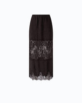 Lace pencil skirt - | Pinko