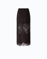 Lace pencil skirt - | Pinko