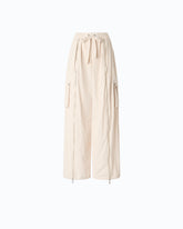 Palazzo-Hose mit Reißverschluss und Cargotaschen - | Pinko