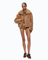 Caban mit Shearlingoptik - | Pinko