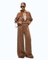 Shirt in peachskin-feel twill - | Pinko