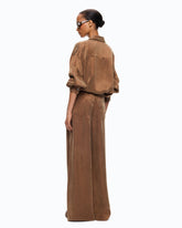 Shirt in peachskin-feel twill - | Pinko