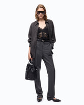 Shirt in peachskin-feel twill - | Pinko
