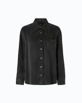 Shirt in peachskin-feel twill - | Pinko