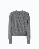Fully rhinestoned fleece sweater - | Pinko