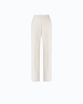 Trousers with pressed crease detail - | Pinko