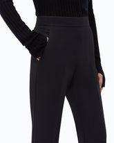 Trousers with pressed crease detail - Black | Pinko