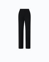 Trousers with pressed crease detail - Black | Pinko