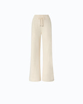 Fully rhinestoned fleece trousers - | Pinko