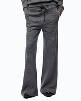 Fully rhinestoned fleece trousers - | Pinko