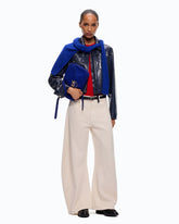 Barrel-fit bull denim jeans - | Pinko