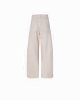 Barrel-fit bull denim jeans - Beige | Pinko