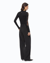 Bodysuit with sheer details - | Pinko