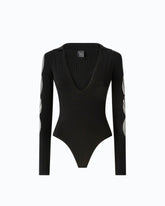 Bodysuit with sheer details - | Pinko