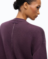 Wool and cashmere cardigan - Purple | Pinko