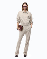 Weiches Overshirt in Roma Ripp - Beige | Pinko