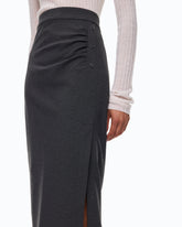 Full Milano knit pencil skirt - | Pinko