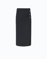 Full Milano knit pencil skirt - | Pinko
