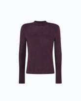 Merino wool sweater with removable shoulder pads - | Pinko