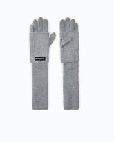 Sequinned gloves with PINKO logo - | Pinko