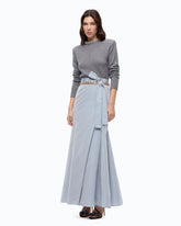 Wool-blend sweater with jewel collar - | Pinko