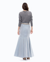 Wool-blend sweater with jewel collar - | Pinko