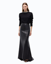 Wool-blend sweater with jewel collar - | Pinko