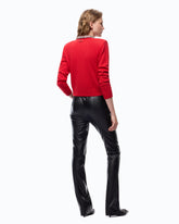 Cardigan mit Schmuckkragen - Rot | Pinko