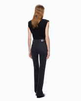 Flared stretch denim jeans - | Pinko