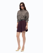 Flared tailored shorts - | Pinko